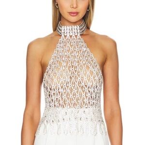 SANTA BRANDS Crystal Top in Silver